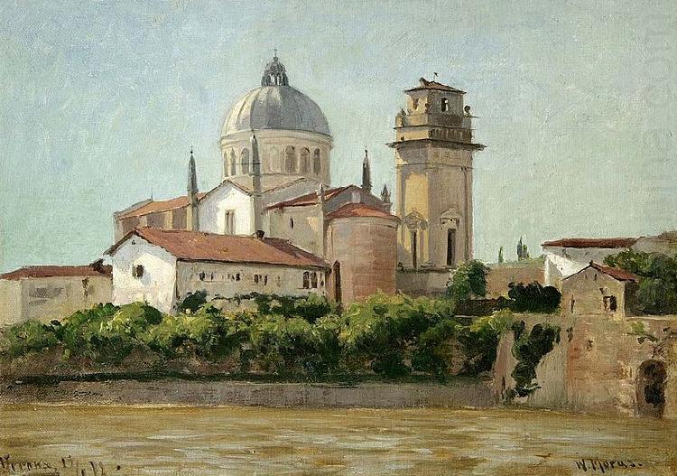 Ansicht von Verona an der Etsch, Walter Moras